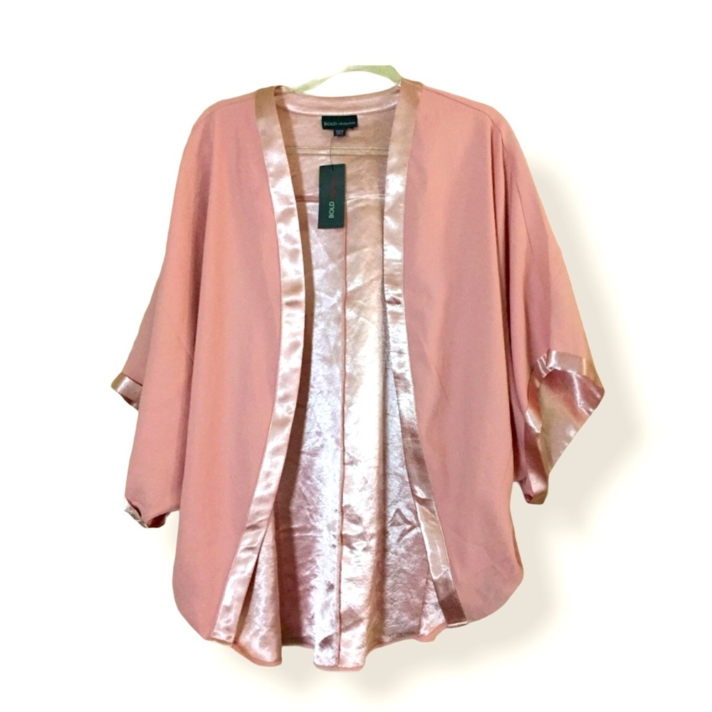 Bold Elements Open Front Kimono Cardigan